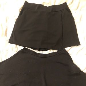 Two women’s black skirts used